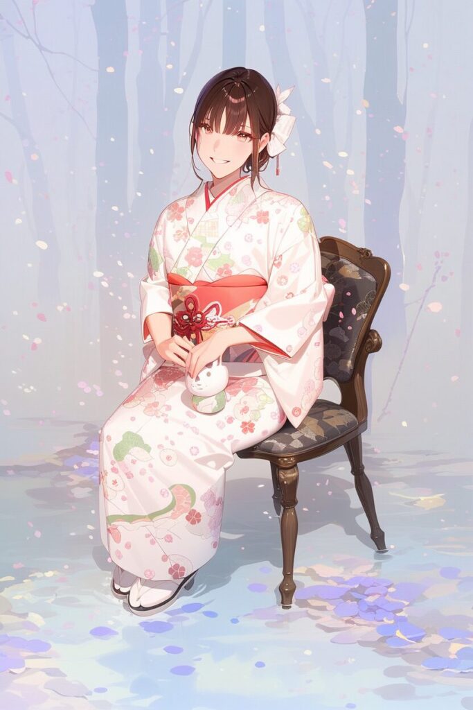 守り狐・玉藻の力で女子生徒・理緒の体に交換され、戸惑う男子高校生・悠人