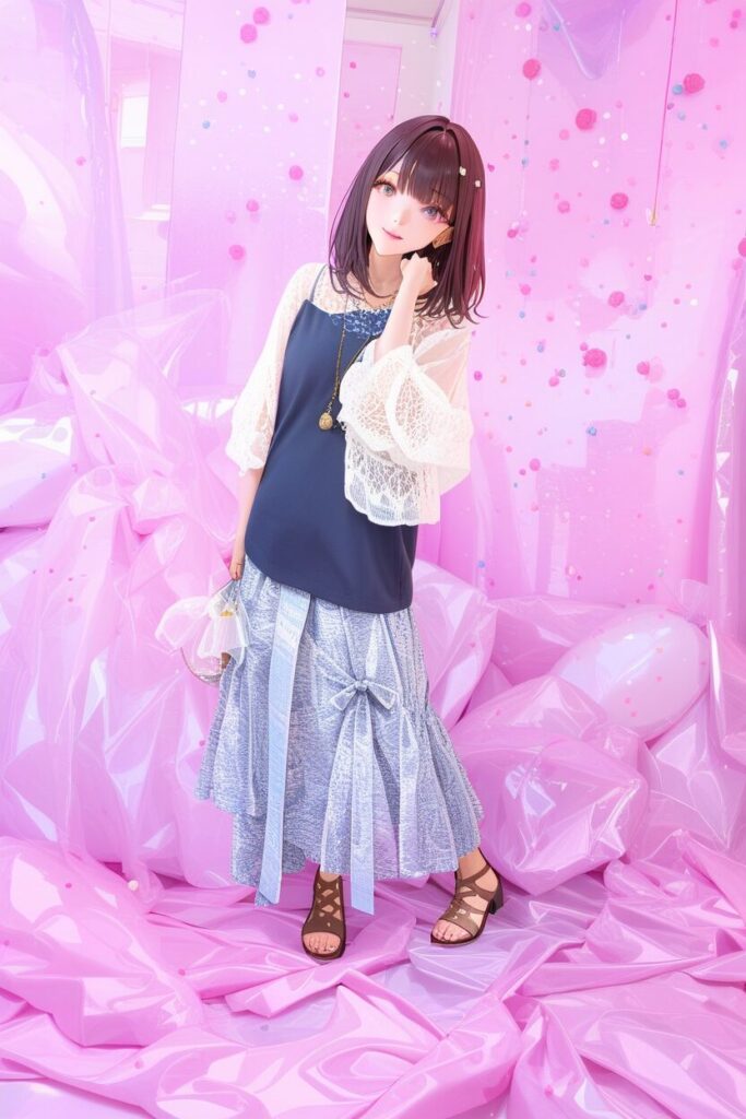 元男性として女性の身体で生きる主人公「織田香夜」（中身は春日悠真）