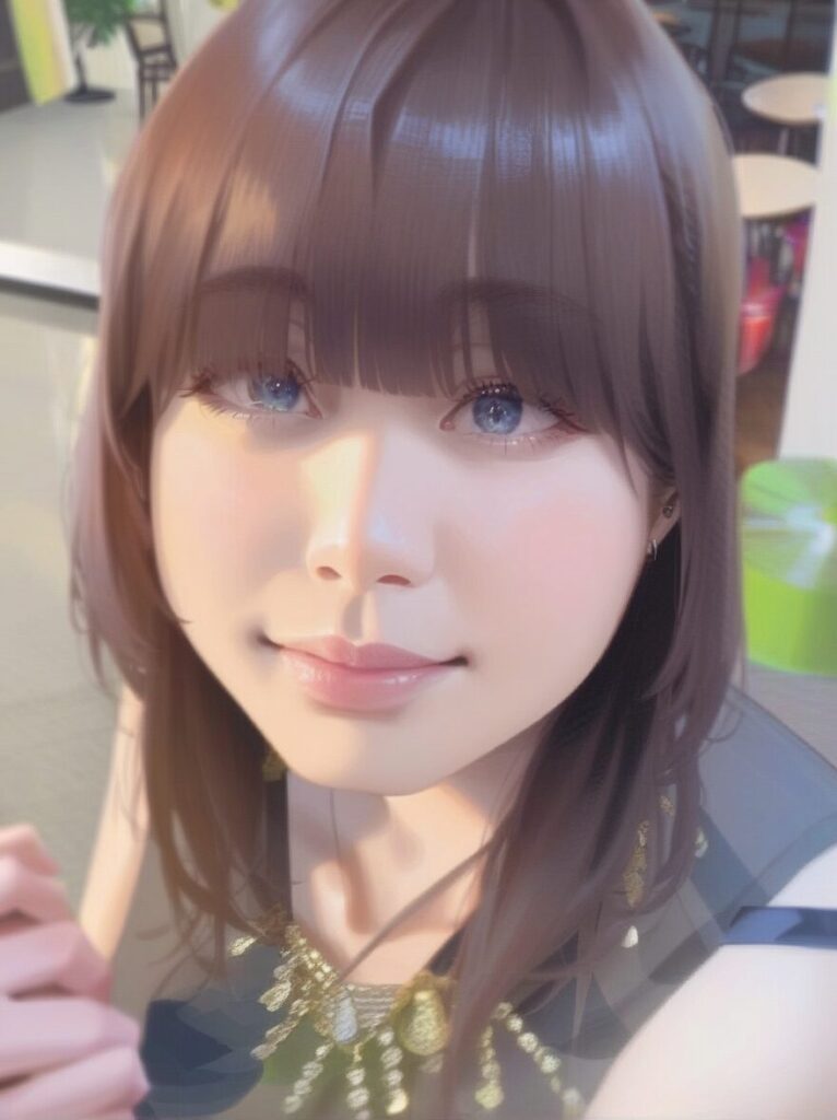 夏の光の中で、レモンイエローのノースリーブワンピースとボブウィッグ姿で立つ、女装した男子高校生・蓮のイラスト