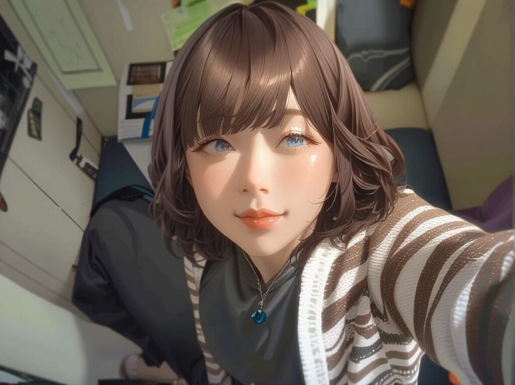 SCP財団の冷たい施設内で、カプセルに入ったミクとハヤトの身体が青白い光に包まれ、入れ替わりの瞬間を迎えるイラスト。