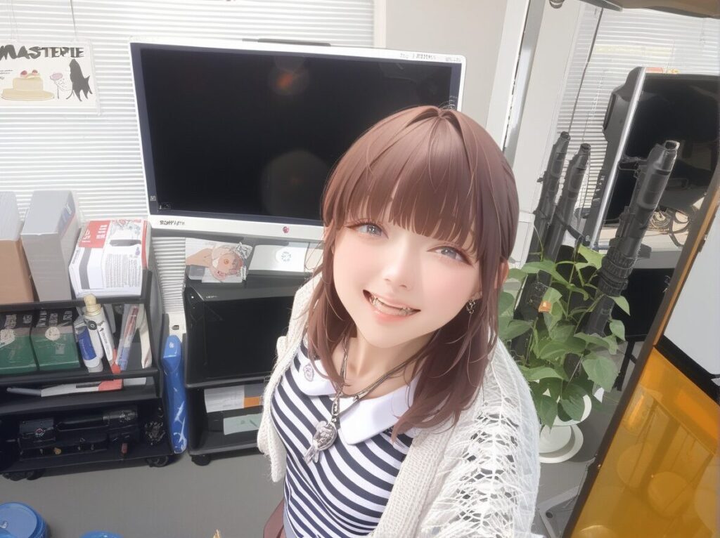 女子制服や私服姿で女装した男子高校生のイラスト