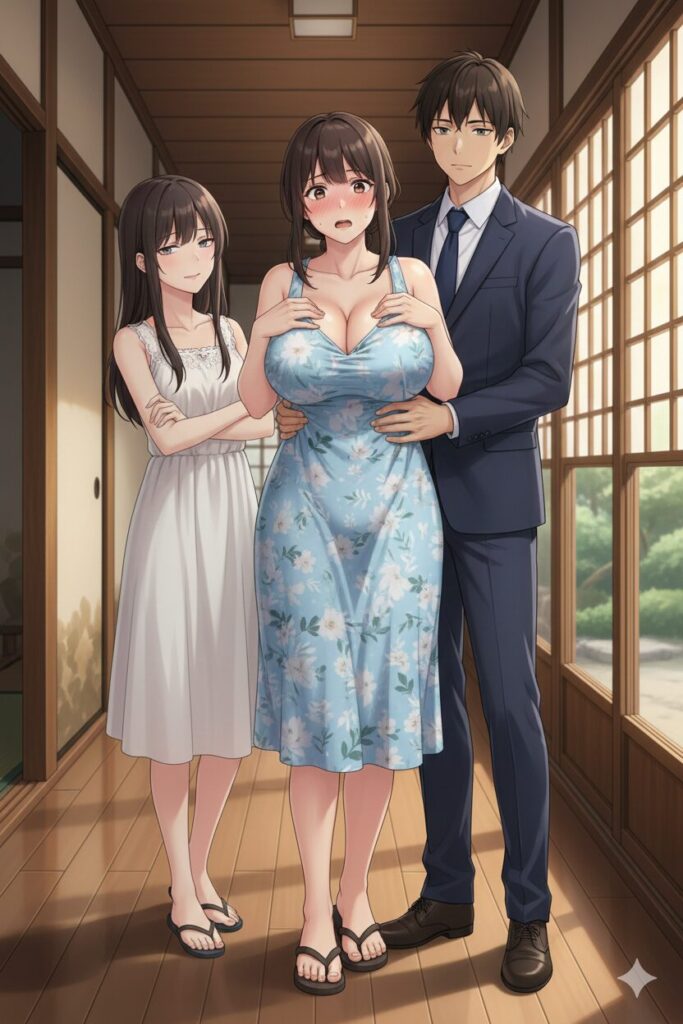 【TSF、熟女入れ替わり】琥珀色の泥沼 イメージイラスト