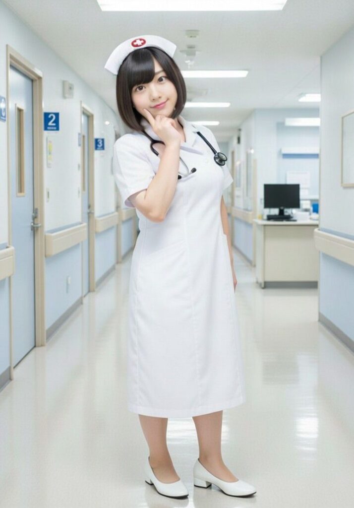 熟女ナース美咲さんのイメージとして載せた古都礼奈の加工写真