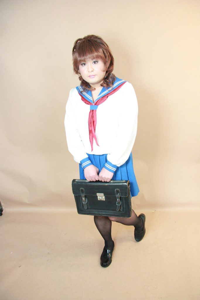 2回目のの女装サロン利用時に着たセーラー服